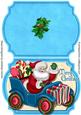Print, Cut and Fold, Santa at the Wheel