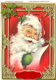 A4 Santa Checking the Christmas List