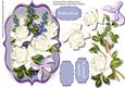 Beautiful Lilac Bracket with White Roses