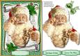 Santa's Christmas Candle Green
