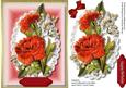 Beautiful Red Carnations and Babys Breath