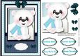 Cute Pola Bear at the North Pole
