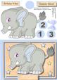 Lovely Baby Blue Elephant Wishes 