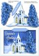 Lovely Christmas Church in the Hills