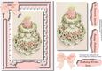 Beautiful Birthday Cake Card and Topper, 