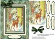 Lovely Deer in the Snow ,card and Topper