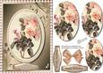 Beautiful Shabby Chic Cream Roses in Pyramid