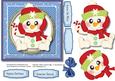 Cute Snowbaby with Candycane
