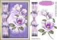 Beautiful Lilac Magnolia on Ditsy Ppaer