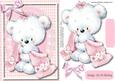 Fluffy Bears 1st Birthday, Girl