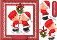 Kissing Santa and Mrs Clause, 8x8 App