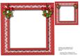Lovely Incert Kissing Santa and Mrs Clause