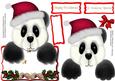Lovely Over the Edge Christmas Panda