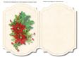 Incert Brackrt with Poinsetias and Holly