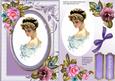 Beautiful Lady with Camelias