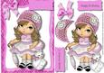 Beautiful Pink Porceloine Doll 