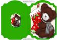 Print, Cut, and Fold Teds Red Sock .
