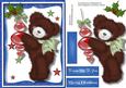 Lovely Brown Fuzzy Bear with the Baubles