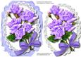 Beautiful Lilac Roses on a Bracket Plaque