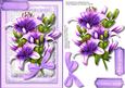 Beautiful Lilac Lillys on Butterfly Lace