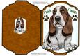 Print, Cut, and Fold Lovely Basset Hound