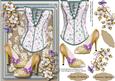 Bask, Shoes, and Fantasy Flowers , Beige