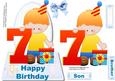 Happy Birthday Boy 7 Years Old 