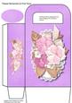 Lovely Lilac Gift Bag Wih Flowers