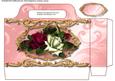 Lovely Pink Tote Bag with Roses 
