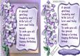Beautiful Birthday Greetings with Verse .