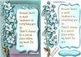 Lovely Greetings with Verse in Aqua