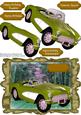 Lovely Green Sports Car