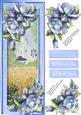 Lovely Blue Roses , Large D.l