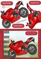 Beautiful Red Ducati Bike 