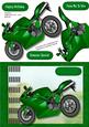 Beautiful Green Ducti Bike 