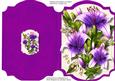 Print, Cut, and Fold, Beautiful Lilac Tiger Lillies