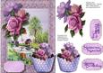 Beautiful Lilac Roses and Cupcake 