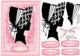 Beautiful Pink Silhouette Lady