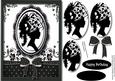Beautiful Cameo Silhouette Lady 1