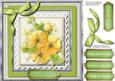 Beautiful 8x8 Card Front with Stunning Yellow Rose ,1