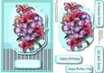 Beautiful Bouquet in a Bracket Frame 