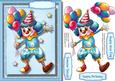 Happy Clown with the Balloons