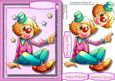 Happy Clown Sitting Down