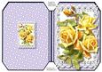 Print, Cut, and Fold, Beautiful Yellow Roses