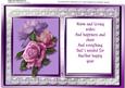 Incert with Verse and Beleep Roses