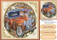 Lovely Vintage Car Fit for a King ( Tan )