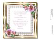 Incert with Pansy's and Verse