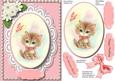 Beautiful Kity Kitty and Butterfly.