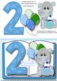 2nd Birthday Boy ,book Card
