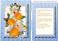 Brautiful Spring Flowers on Lace, ( Friend )